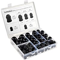 TUPARKA 50 Pcs Prensastopas de plásticoGlándulas Juntas con juntas Ajustable 3-16mm PG7 PG9 PG11 PG13.5 PG16 PG16